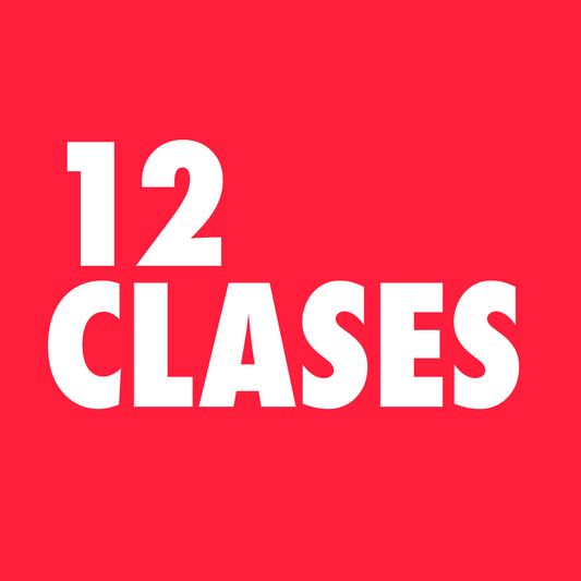 12 CLASSES/GRUPAL