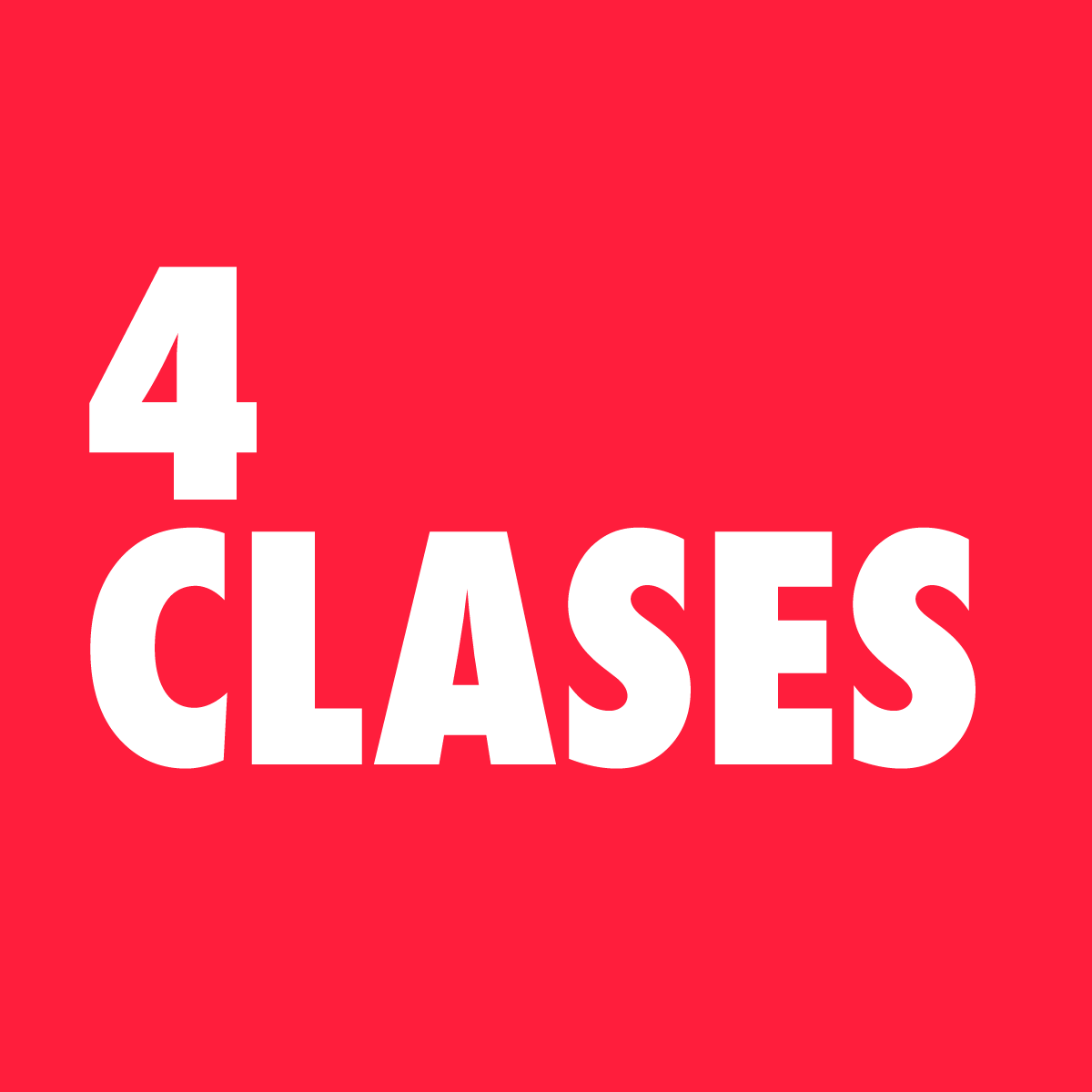 4 CLASSES / RING